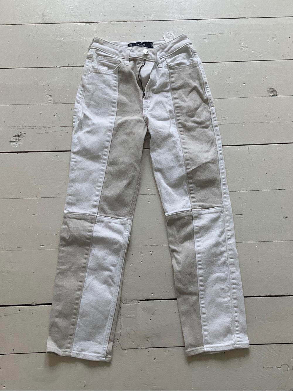 Hollister vintage color block jeans
